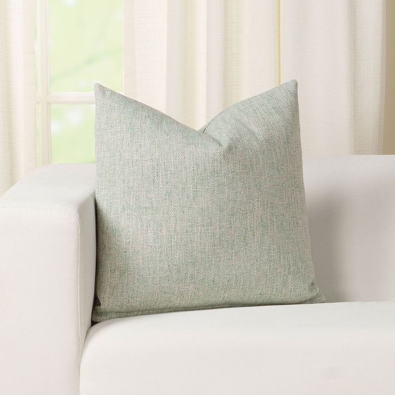 Fleur Throw Pillow, 26" x 26", Blue