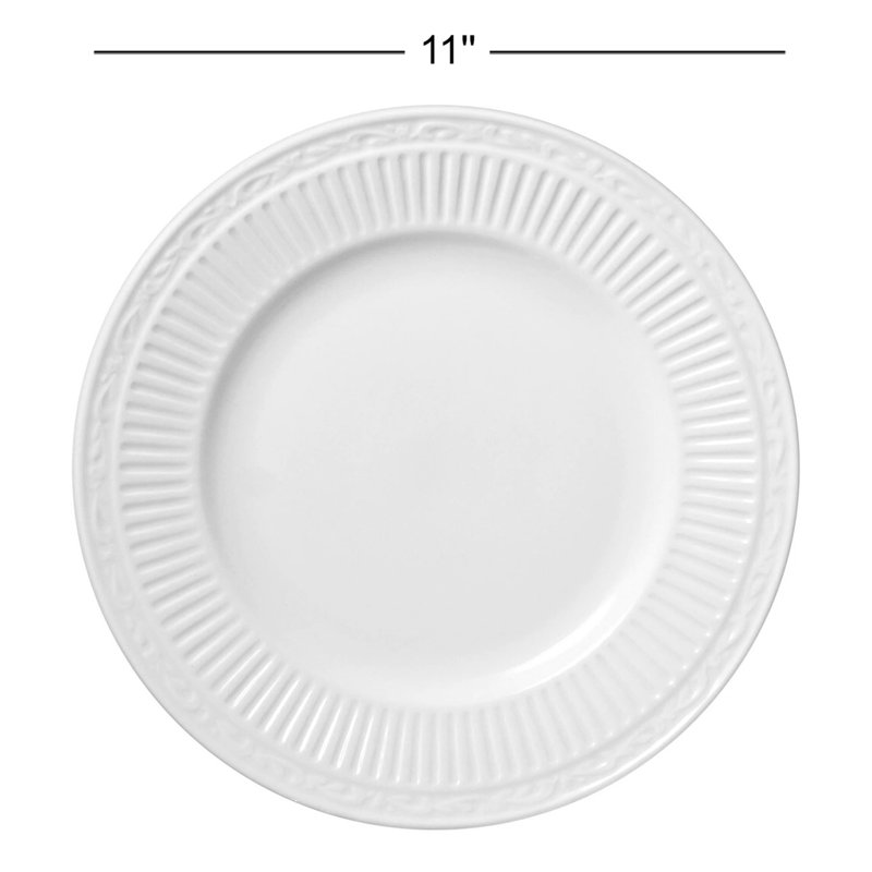Mikasa Italian Countryside Dinner Plate, 11-Inch, White