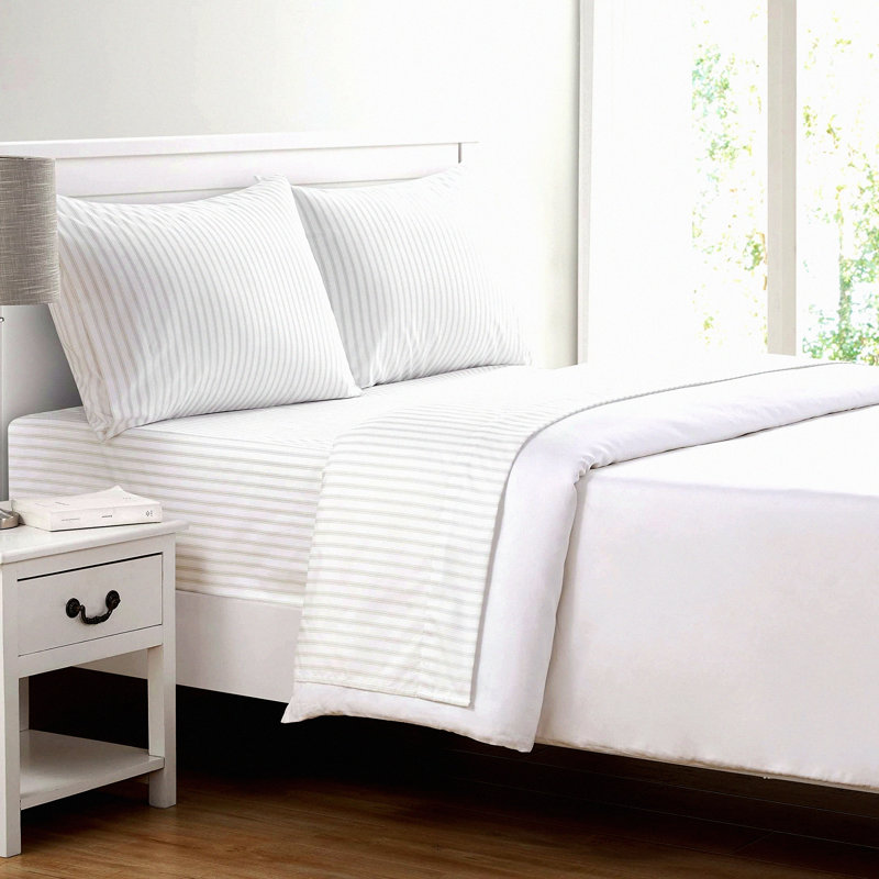 Bliss Viscose Sheets Set - 400 Thread Count Twin Bed Sheets with 16-inch-deep Pockets, Soft & Moisture Wicking, Includes Fitted Sheet, Flat Sheet, and 2 Pillowcases