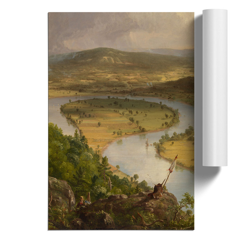 The Oxbow Met by Thomas Cole - Frameless Print, 42cm H x 30cm W x 0.1cm D