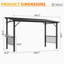 Pavillon de jardin d'extérieur 12 x 6 pi avec tablettes latérales, abri de patio en acier galvanisé pour barbecue, cour arrière, bord de piscine