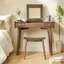 Meuble-lavabo simple et moderne en bois massif