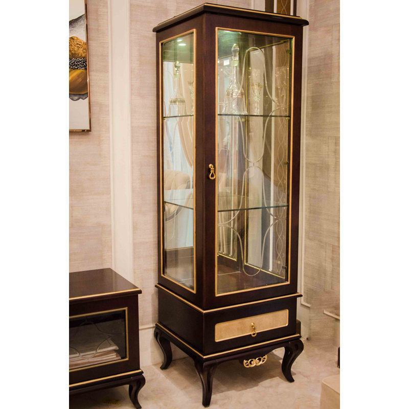 Edanne Lighted China Cabinet, Left