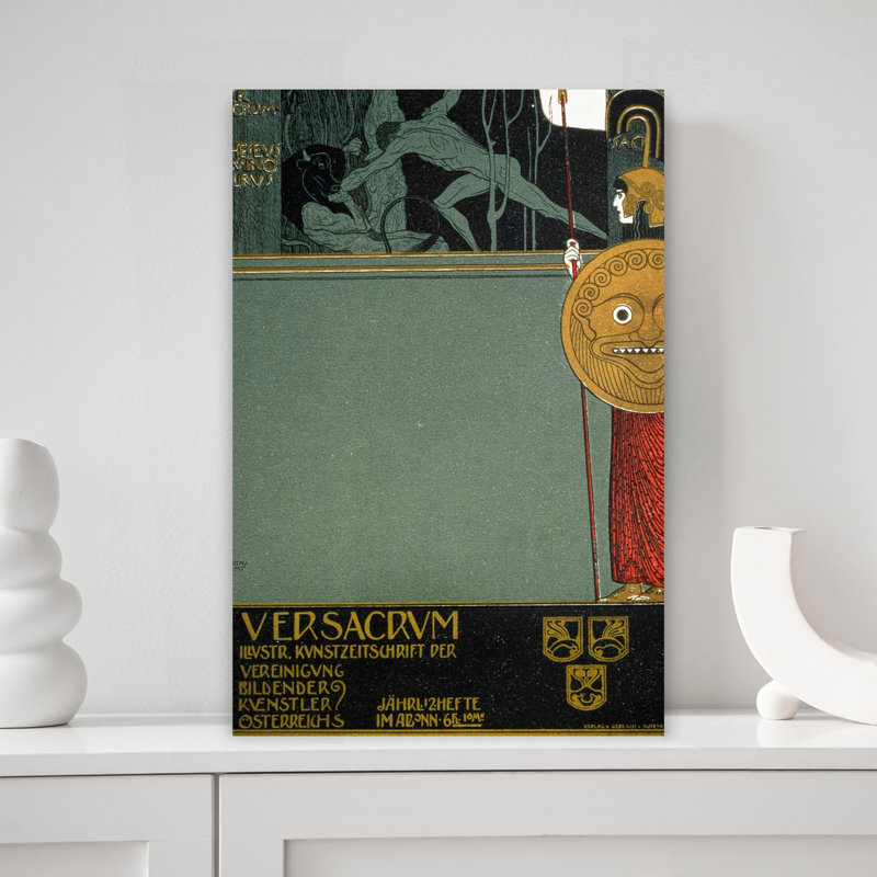 Cover Of Ver Sacrum, The Journal Of The Viennese Secession, Depicting Theseus And The Minotaur, At The Time Of The First Secession Exhibition In VI...