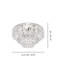 Ecos Ceiling Lamp 90 Crystal Striped Glass Matt Bronze 2 E26 Ul-261567403-261567380