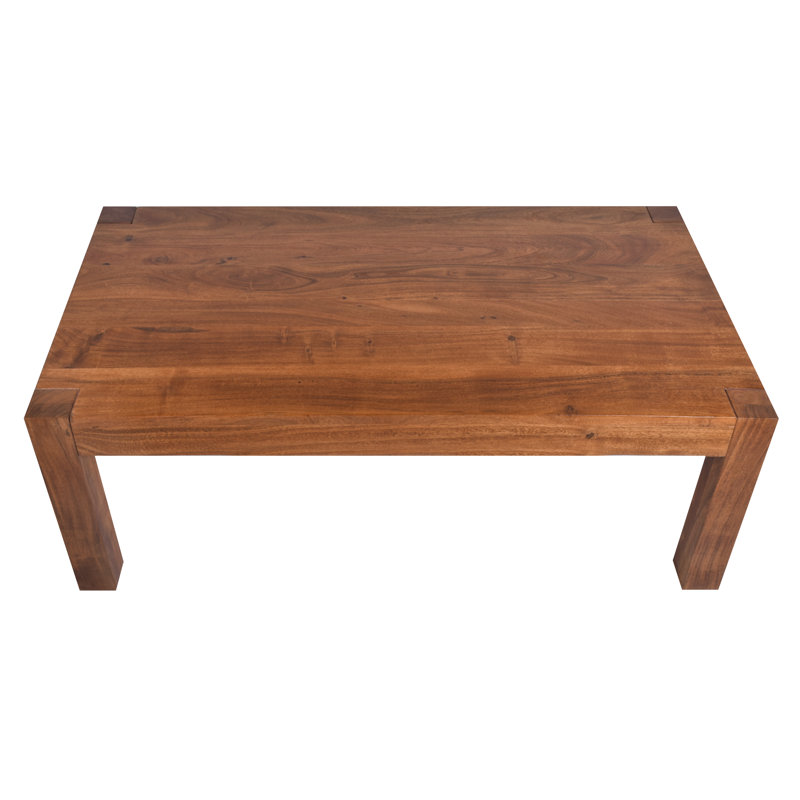 Hussey Solid Wood Four Leg Coffee Table