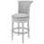 Grey Polyester Seat/Alabaster White Frame