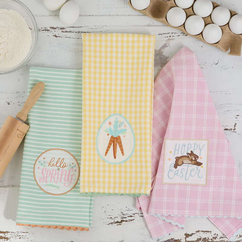  Hop Into Spring Dishtowel Set/3