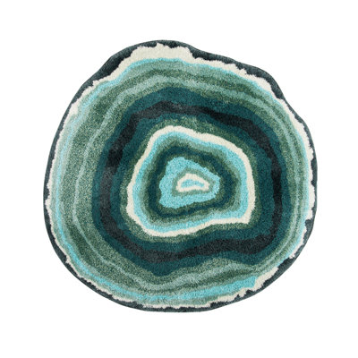 GREEN AGATE BATH RUG 31 MULTI 1