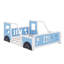 Lit plateforme classique avec roulettes en forme de voiture-862978798