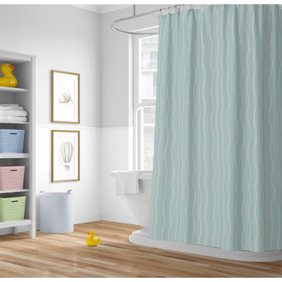 Tartan Block Ultra-Thin Lightweight Shower Curtain