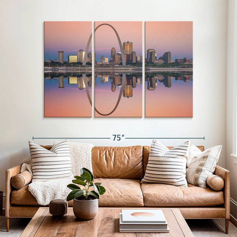 Rorry St Louis Skyline, 42" H x 65" W