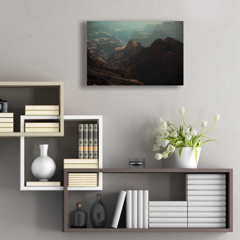 "Montagnes" par Sebastien Lory, H 16 po x l 24 po x P 0,2 po