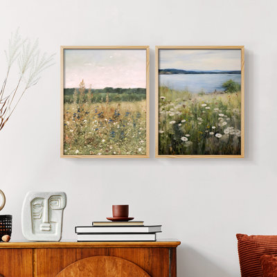 " Vintage Landscape LXIII " 2 - Pieces