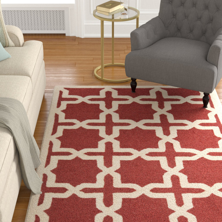 Igna Cambridge Hand Tufted Wool Geometric Rug