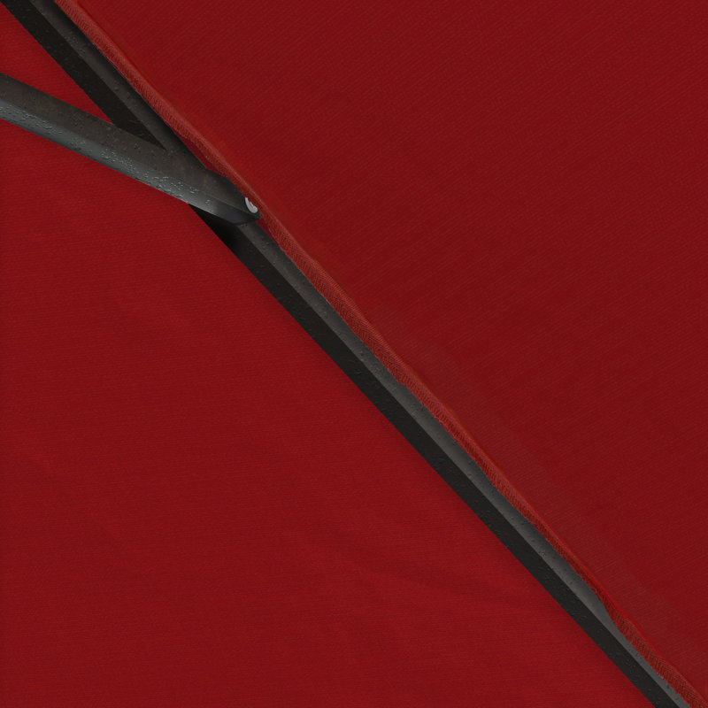 Parasol de marché 9 'Khoury, Rouge - oléfine