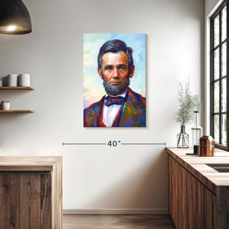 Abraham Lincoln II, H 36 po x l 24 po