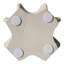 Vase en grès, motif sculpté nervuré Valencia-535250668