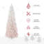 Grand sapin de Noël artificiel non éclairé-816871183