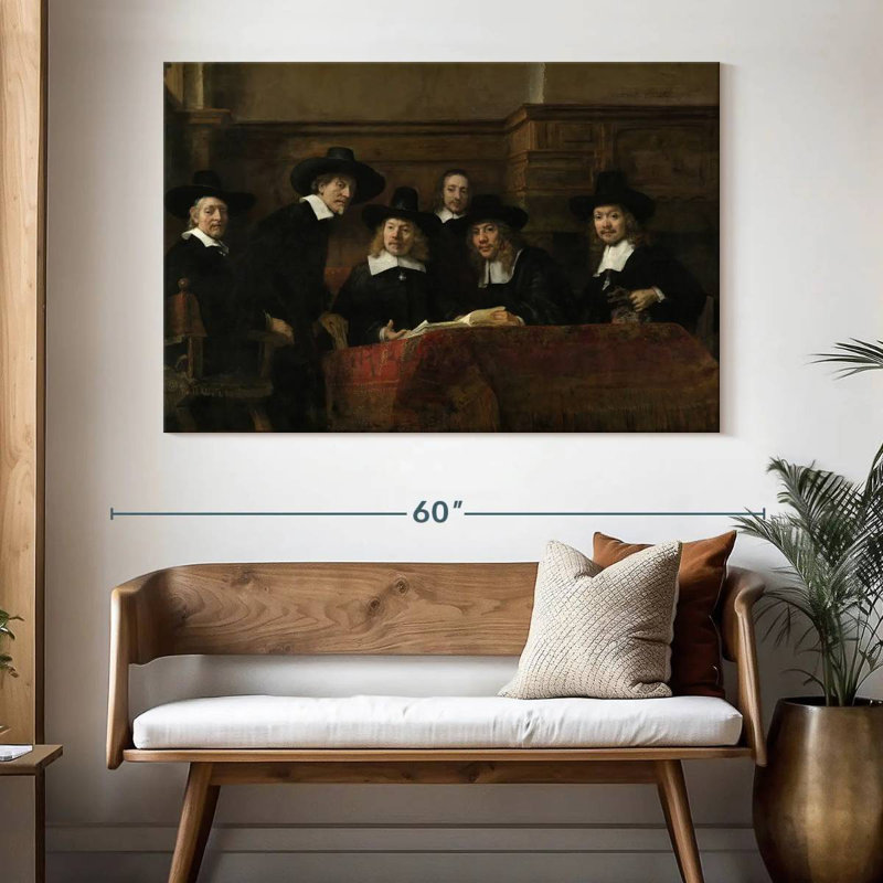 Leisha The Syndics, 34" H x 51" W