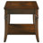 Vinton American Vintage Rectangular End Table with Storage