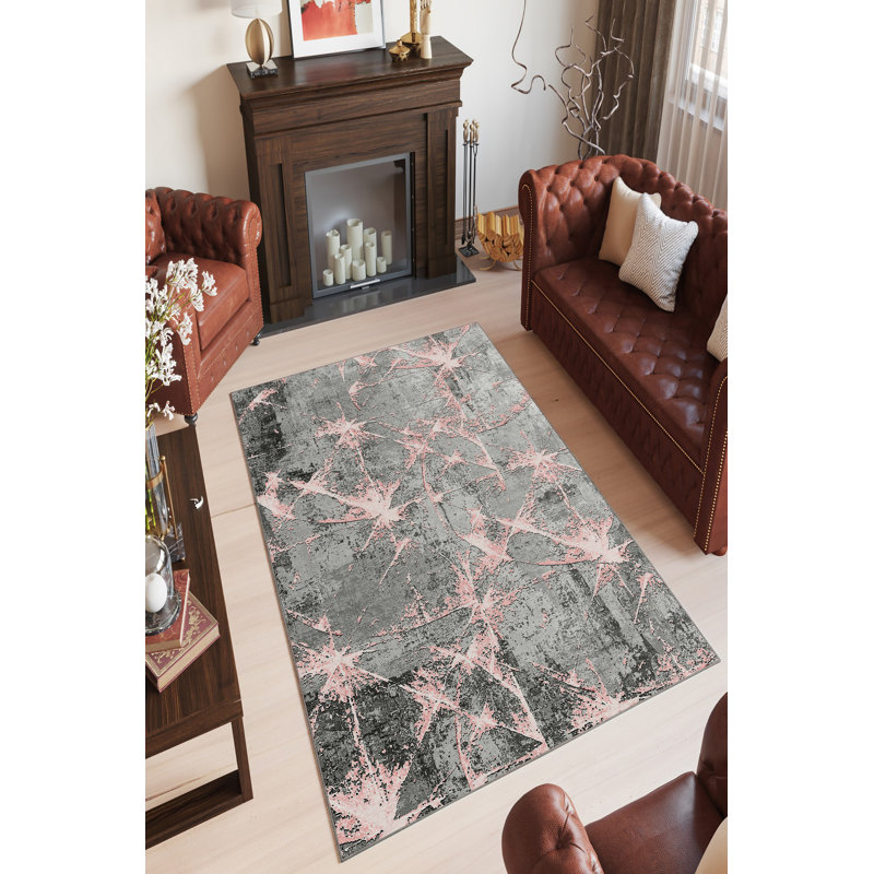 Wimbledon Abstract Area Rug, Rectangle 120cm x 180cm