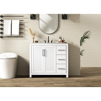 Meuble-lavabo simple 42 po