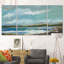 « seaside view iv », reproduction d’image multi-pièces de première qualité sur toile-38030801