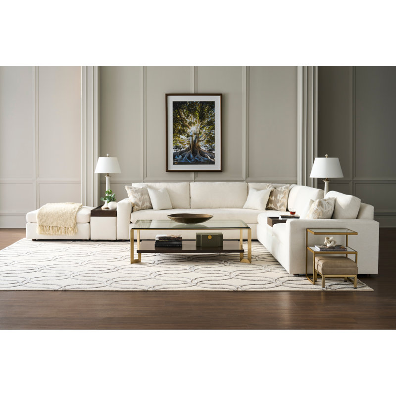 Francis Upholstered Sectional, 3152 Putty