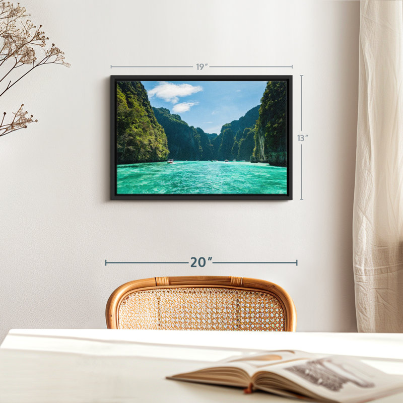 Impression sur toile Ko Phi Phi Le Island, H 13 po x l 19 po