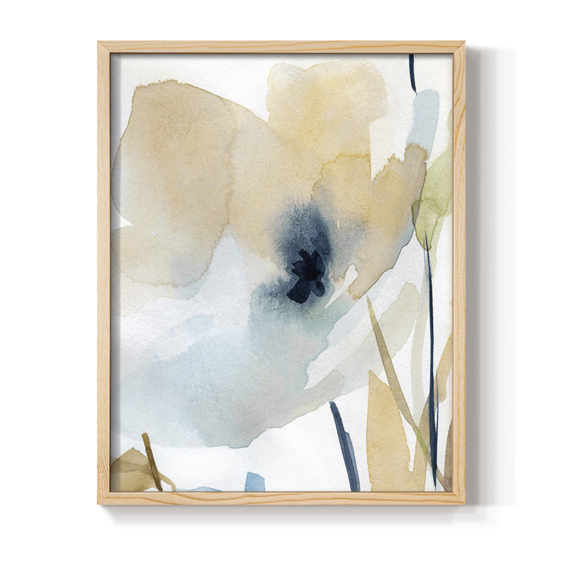 Blooming Wash II, reproduction encadrée - bois massif, H 15 po x l 12 po