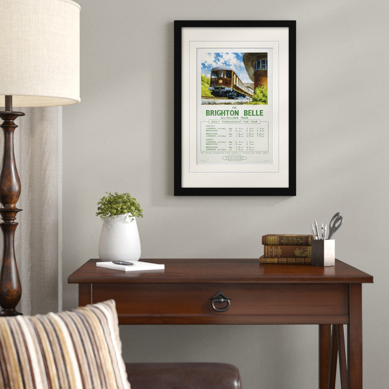 Print, 40cm H x 30cm W, Black Frame, Yellow