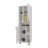Kitchen Pantry With Open Shelves Storage And 2 Doors,  White