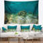 Grunts de polyester en shore de mer avec tapisserie baracuda avec accessoires suspendus inclus-28489695