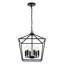 Luminaire suspendu de style lanterne à 6 lumières Hirra-381289853