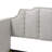 Dove Gray Velvet Daybed W/Trundle (Twin)
