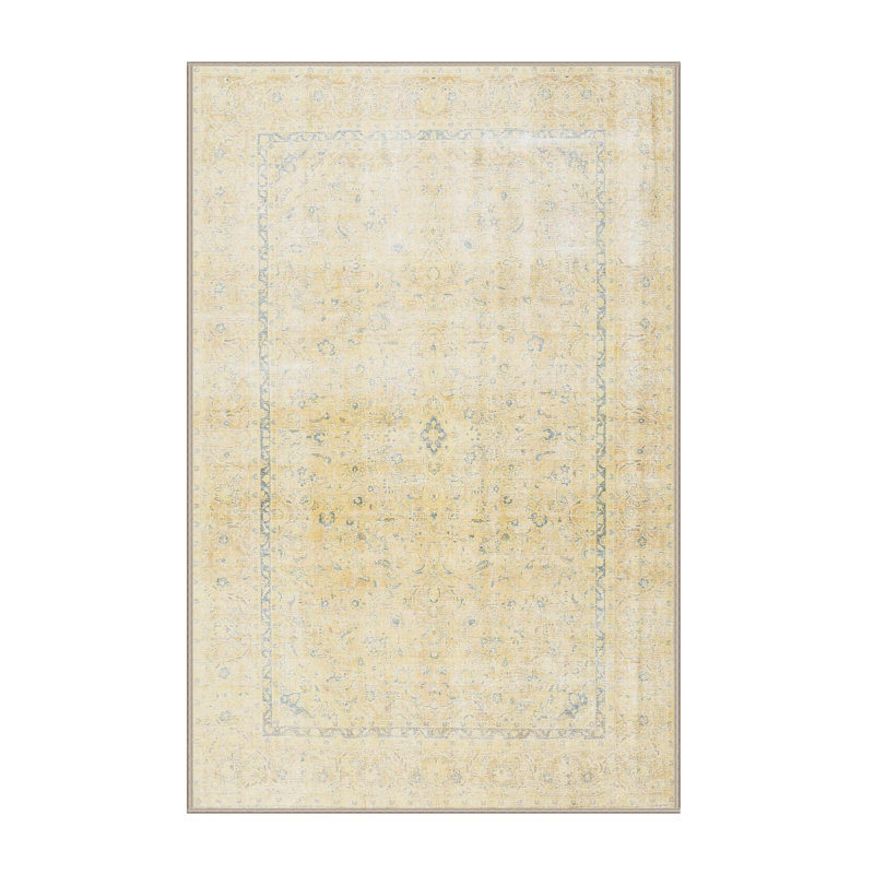 Tapis oriental beige, Rectangle 5 pi x 7 pi