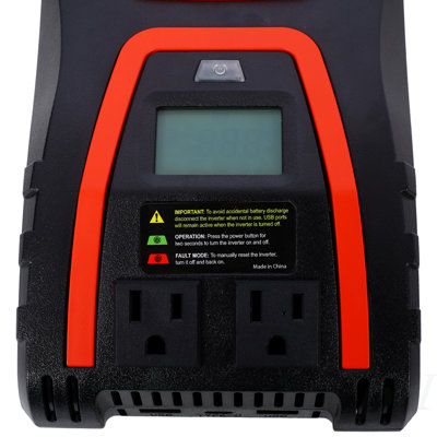 1000 Watts Power Inverter Modified Sine Wave Car LED Display , Portable AC Power  Emergencies, Job Sites, Trucks Boats Off Grid RV Camping,12V to 115 Volts,  – ETL Approved