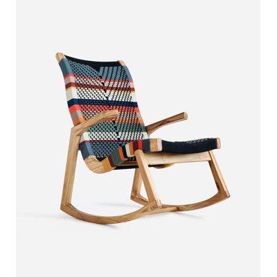 Amador Rocking Chair In San Geronimo Pattern