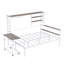 Lit de jour en métal avec bureau mobile, grille en métal, tablettes et cintre-1720749077-1720749072