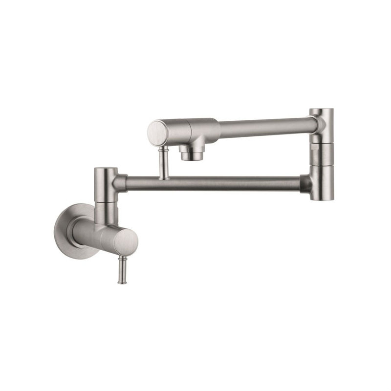 Talis C Pot Filler with Accessories, Steel Optik