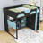 Full Wood Loft Bed With Adjustable Desk, Wardrobe, Charging Station And RGB LED Lighting-2051617028