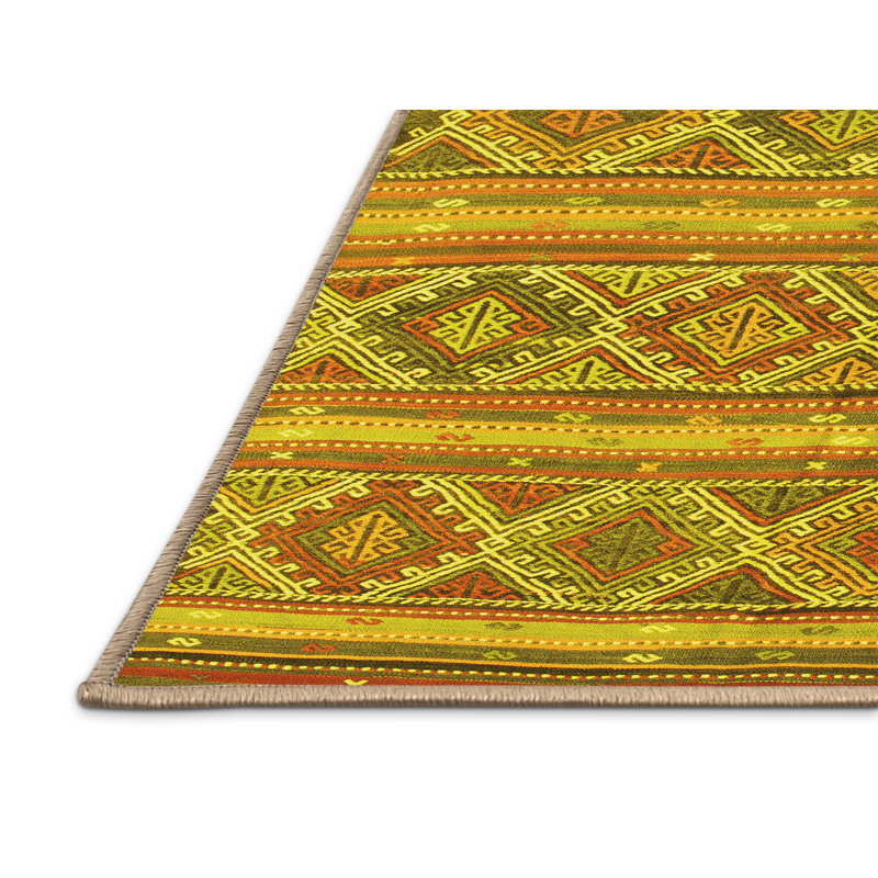 Haoyang Washable Oriental Indoor Rug, Runner 2' x 5'