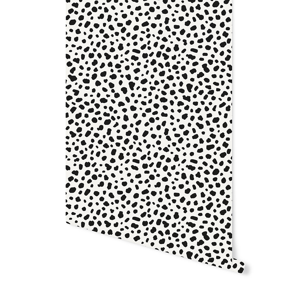 Novogratz Scout Self-Adhesive Wallpaper Roll, Black/White