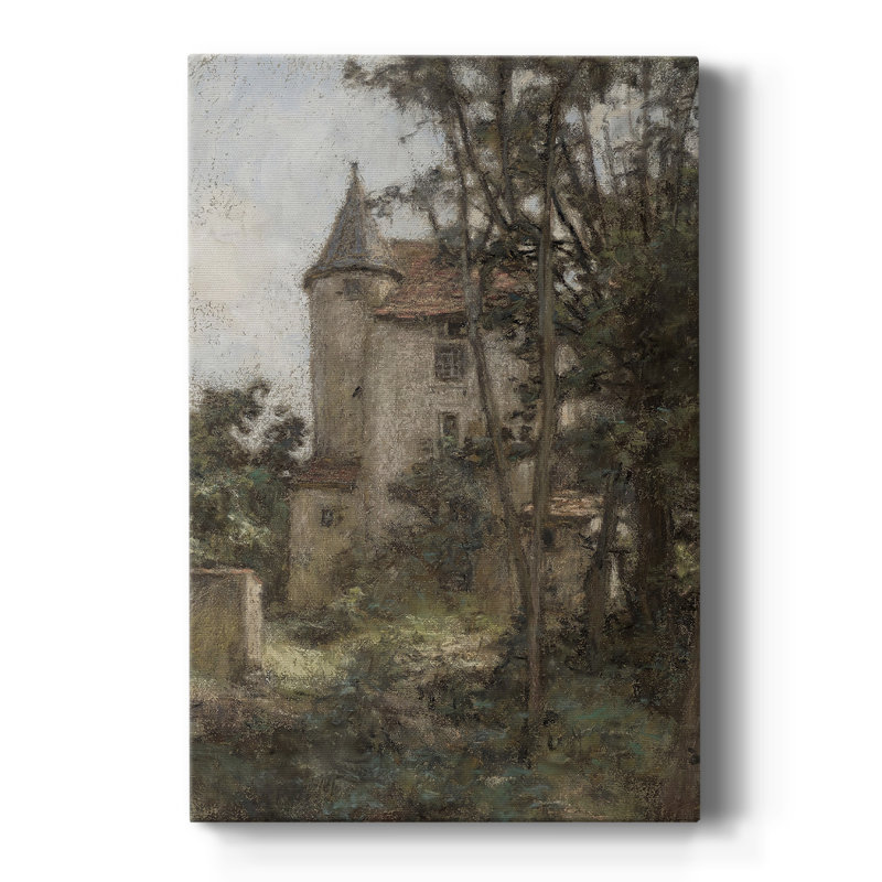 Paysage rétro CC III - galerie Cavas sur mesure, H 18 po x l 12 po