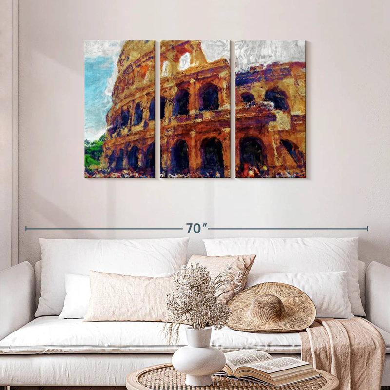 Rorry Rome Colosseum, 28" H x 45" W
