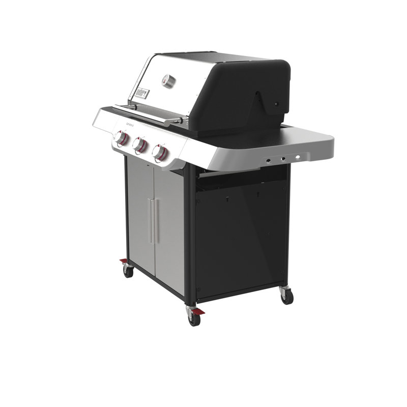 Weber Genesis S-315 Gas Grill Liquid Propane Stainless Steel