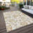 Sokaina Washable Floral Indoor / Outdoor Rug-2084178434
