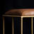 Bowdon Brass Accent Stool