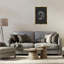 Lune et étoiles sur toile flottante noire par JJ Design House LLC-225294909-225294851